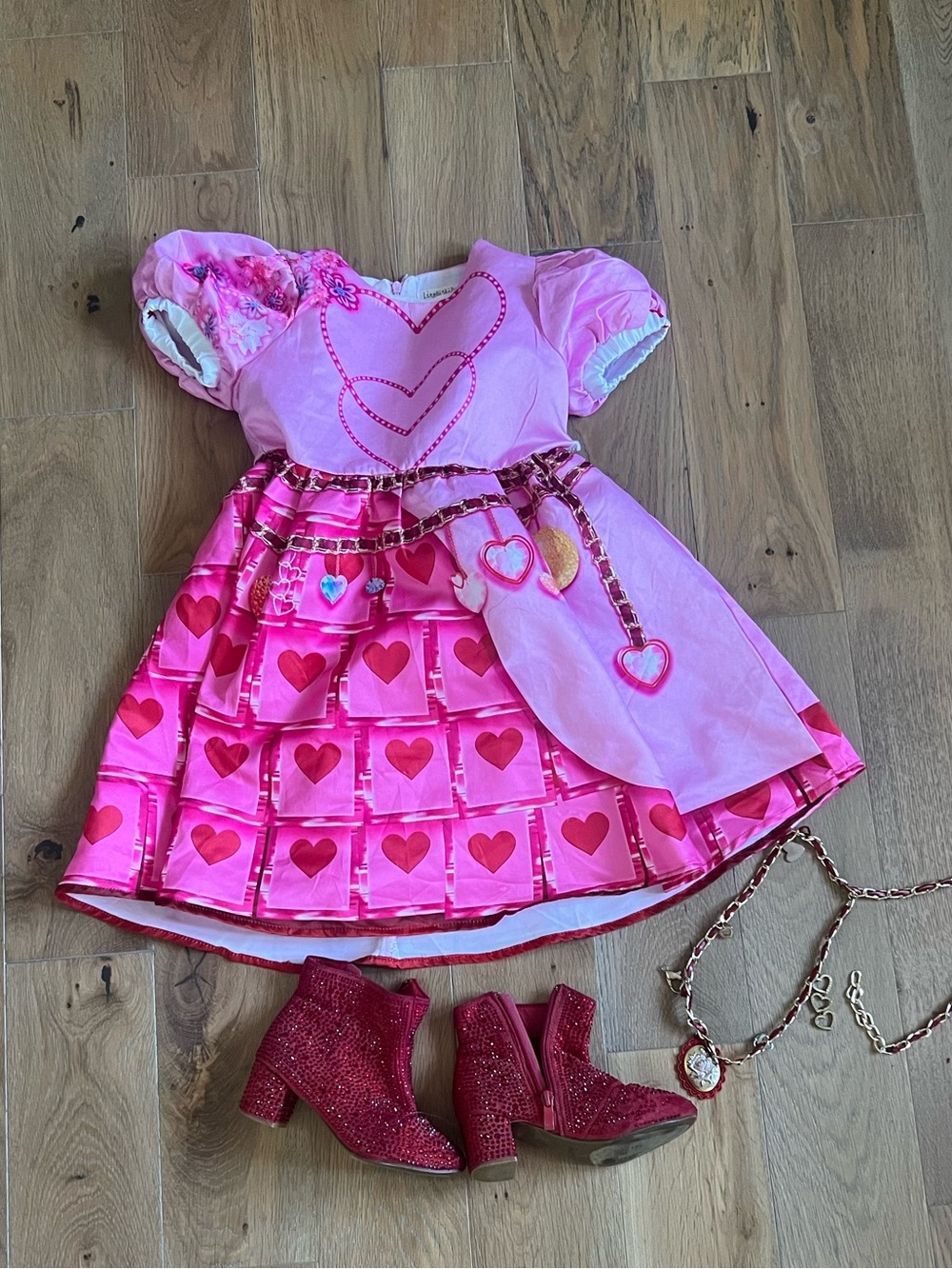Descendants costume- Chelsea dress with accessories - shoes size 13